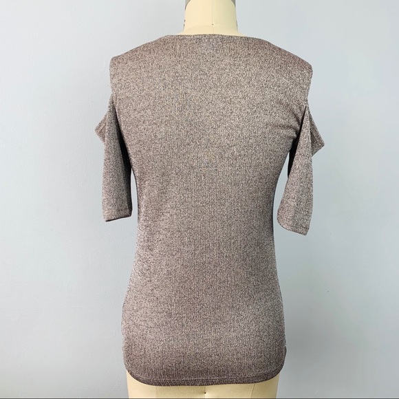 Bar III Cold Shoulder Top - Picture 4 of 8